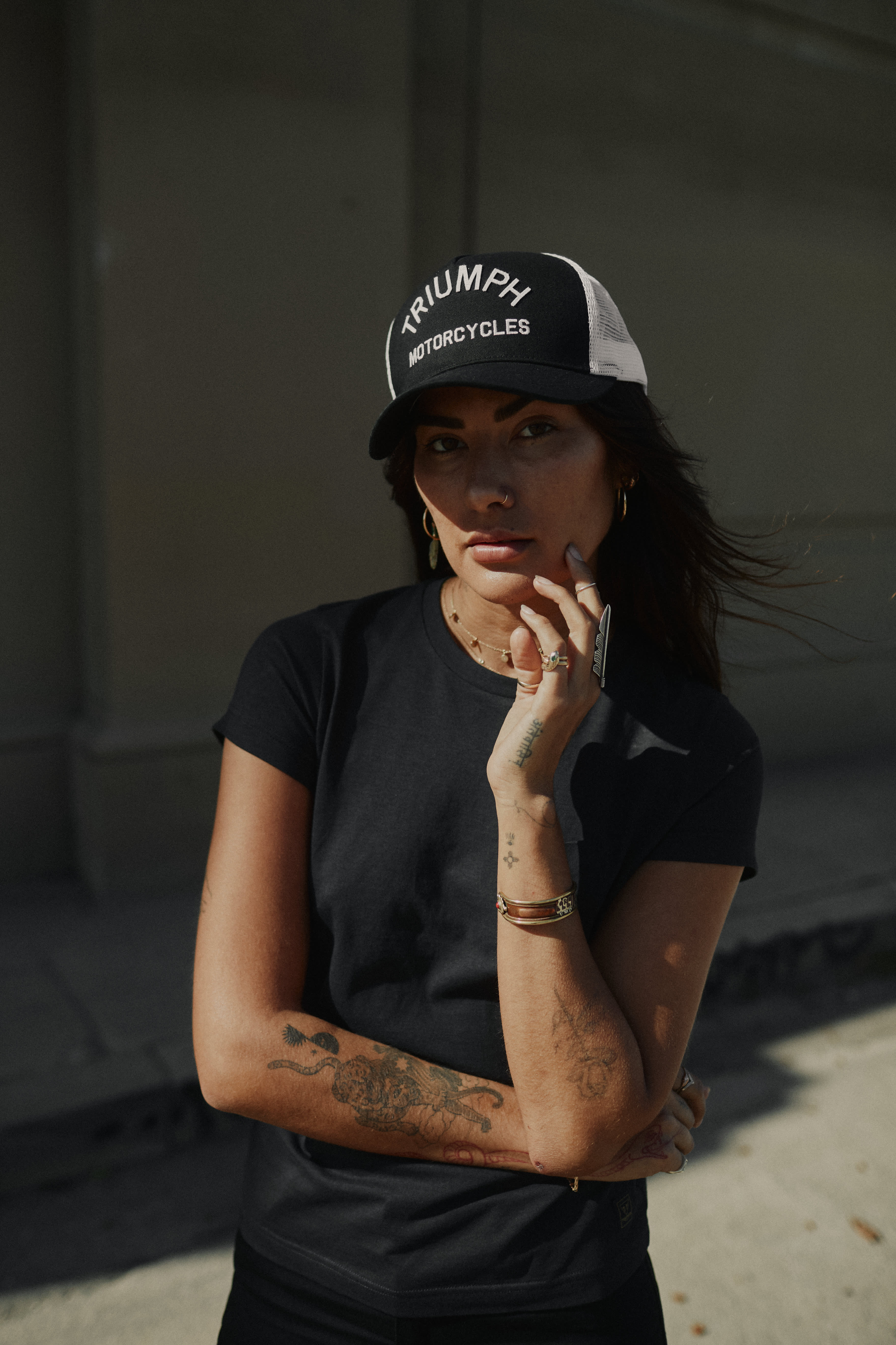 Casquette trucker Coast en noir | Accessoires officiels Triumph